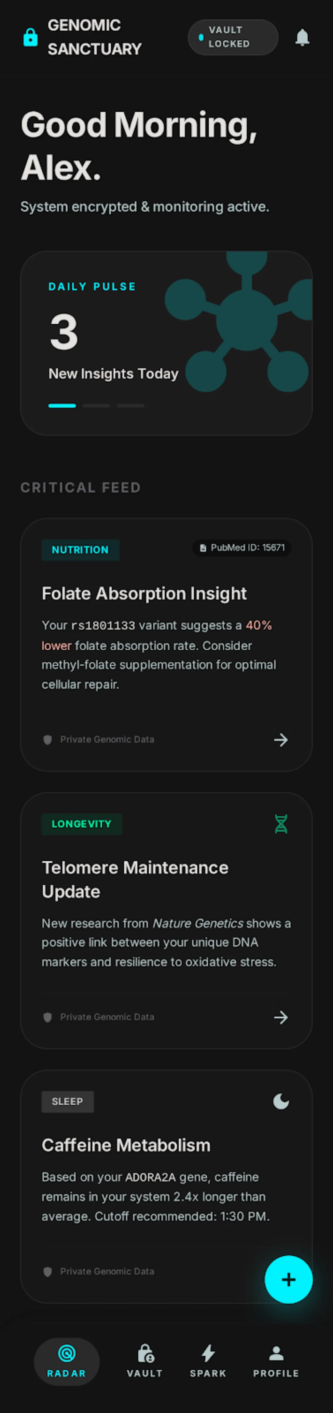 Radar homepage